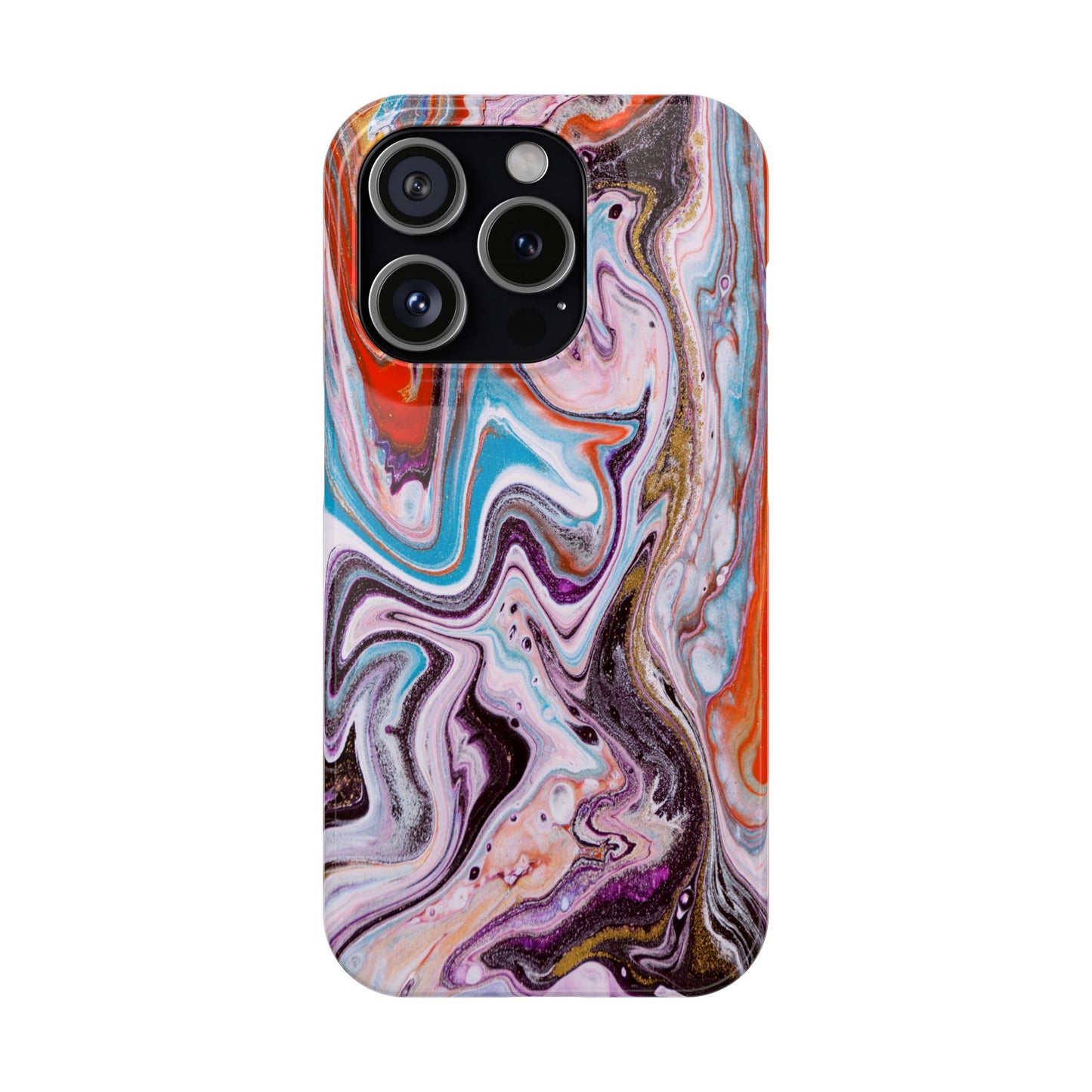 Abstract Elegance Marbled Phone Case - Slim and Protective