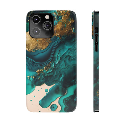 Abstract Geometric Bliss Slim Phone Case