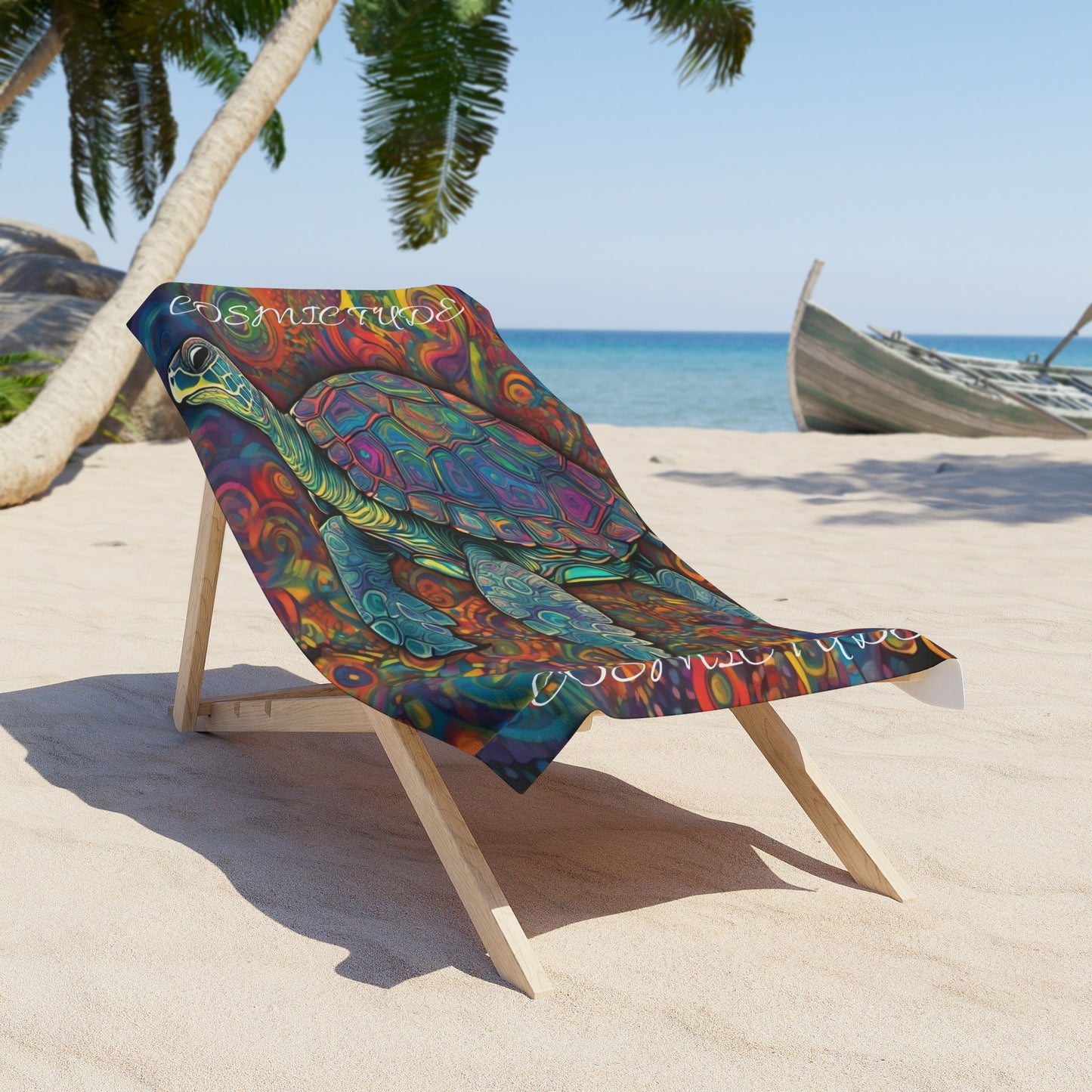 Cosmic Turtle (Beach Towel)