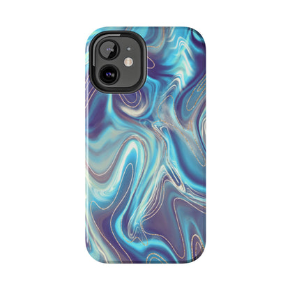 Aurora Swirl Impact-Resistant Phone Case