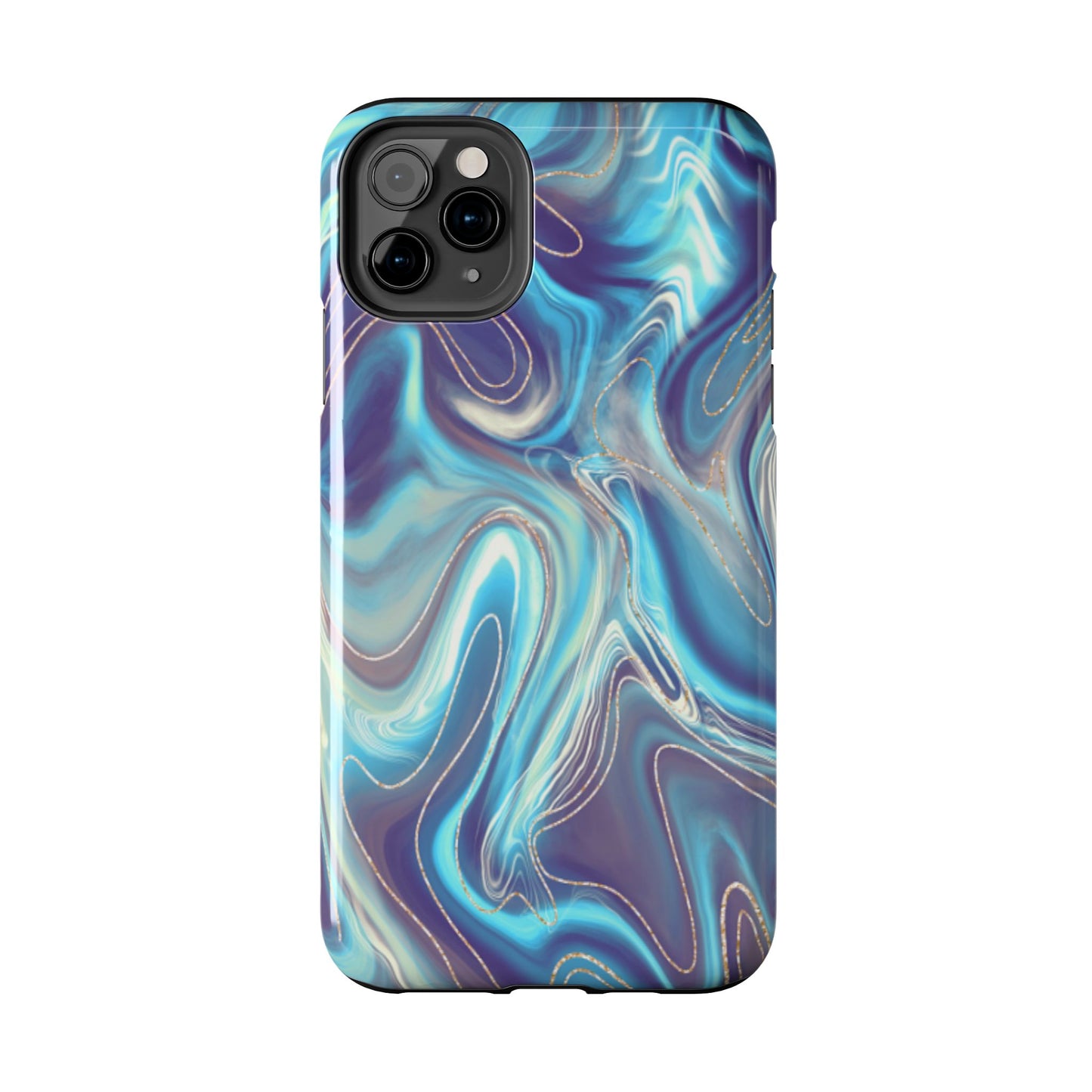 Aurora Swirl Impact-Resistant Phone Case