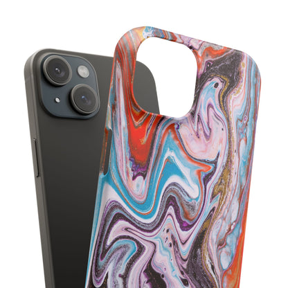 Abstract Elegance Marbled Phone Case - Slim and Protective