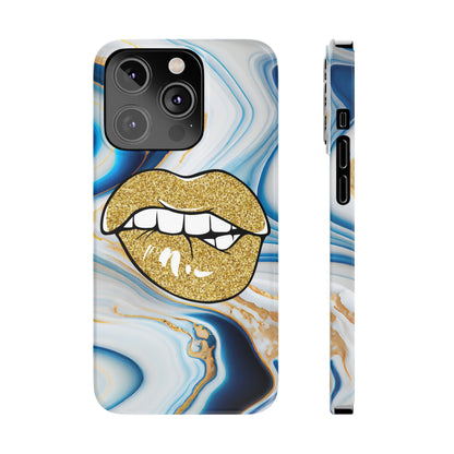 Marbled Kiss (Slim Phone Case)