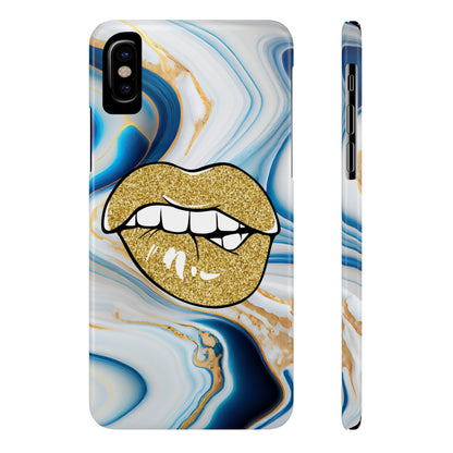 Marbled Kiss (Slim Phone Case)