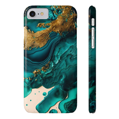 Abstract Geometric Bliss Slim Phone Case