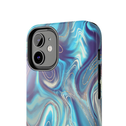 Aurora Swirl Impact-Resistant Phone Case