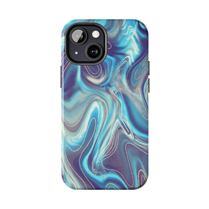 Aurora Swirl Impact-Resistant Phone Case