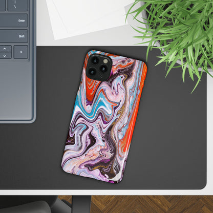 Abstract Elegance Marbled Phone Case - Slim and Protective