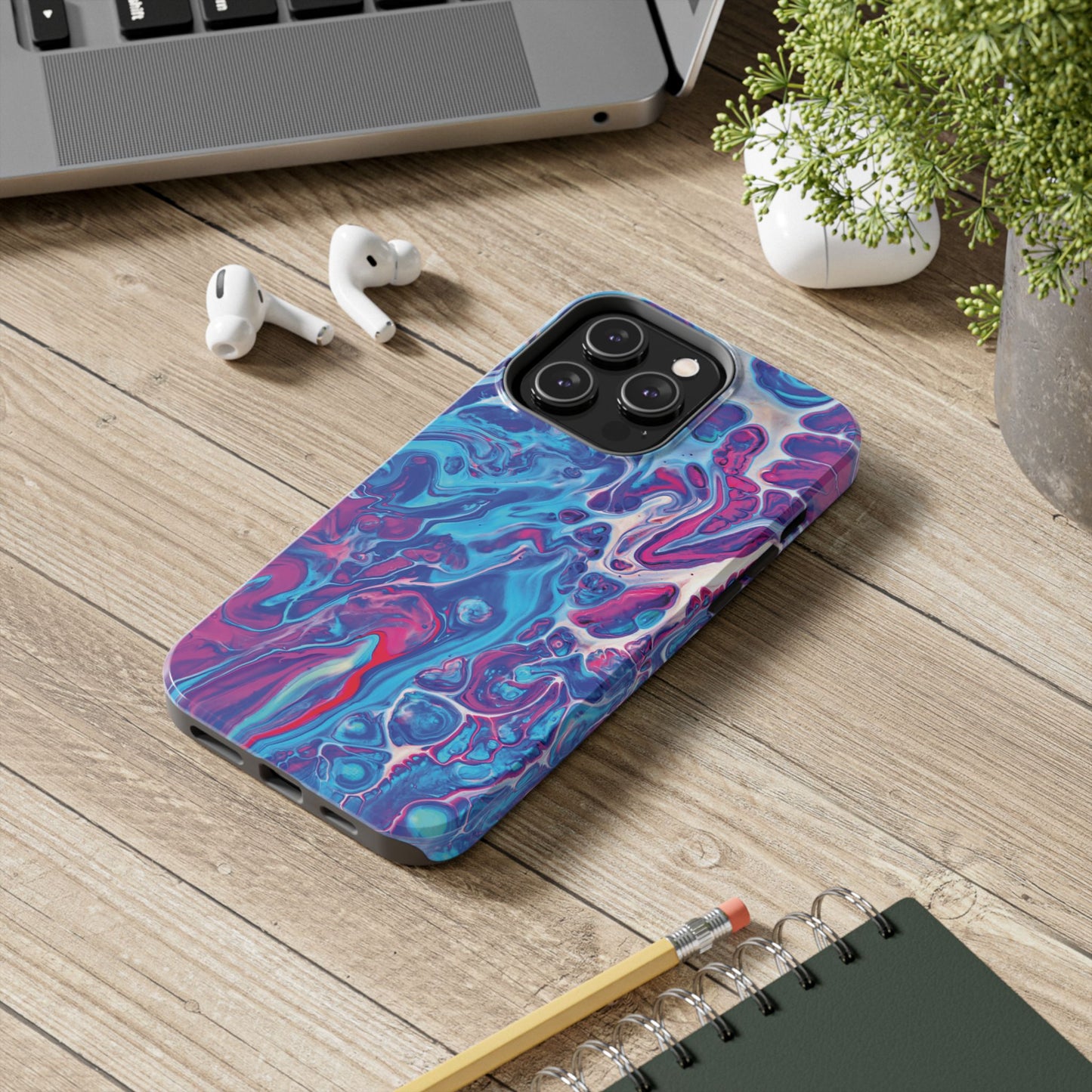 Galactic Swirl" Heavy-Duty Protection Smartphone Case