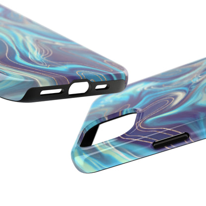 Aurora Swirl Impact-Resistant Phone Case