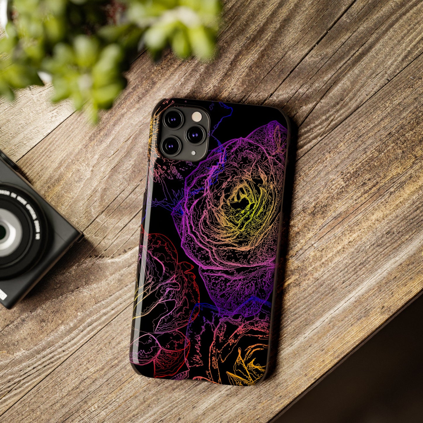 Cosmic Flower (Slim Phone Cases)