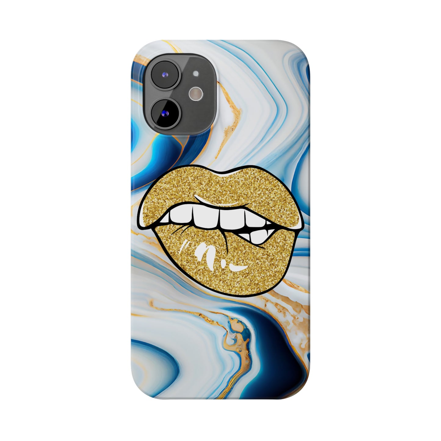 Marbled Kiss (Slim Phone Case)