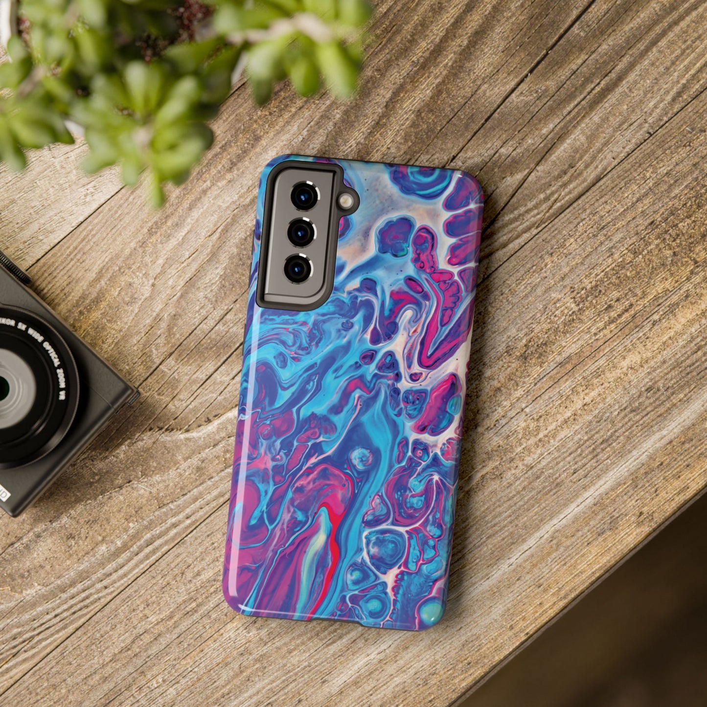 Galactic Swirl" Heavy-Duty Protection Smartphone Case