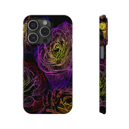 Cosmic Flower (Slim Phone Cases)