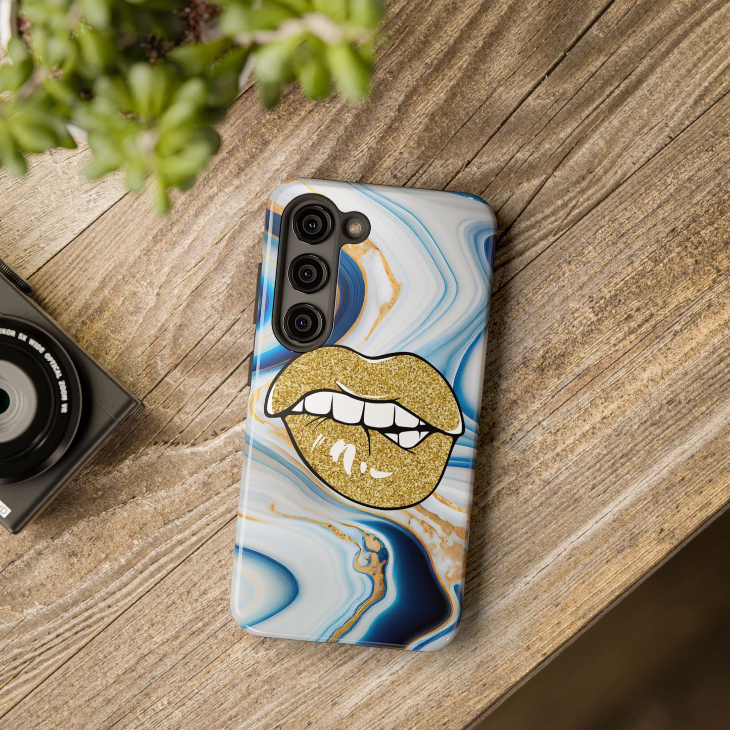 Marbled Kiss (Tough Phone Case)